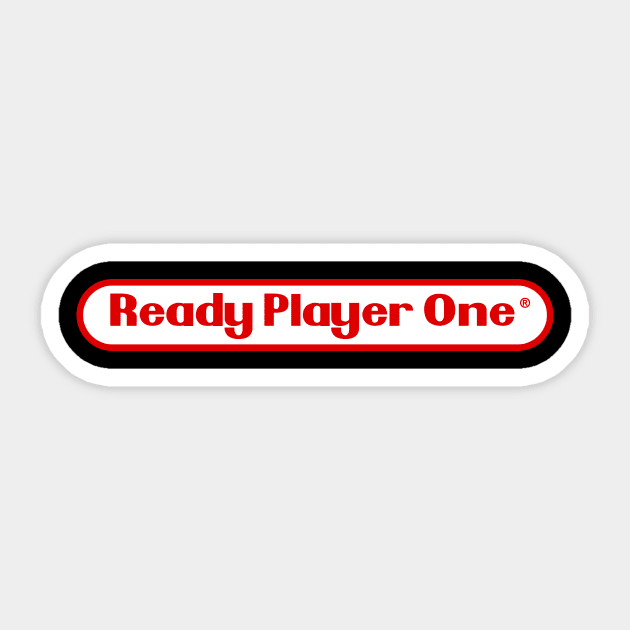 Ready player one Sticker by geekmethat